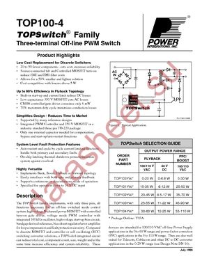 TOP104YN datasheet  